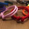 verstellbare Paracord Welpenhalsbänder Welpenband Markierungshalsband 51 Farben