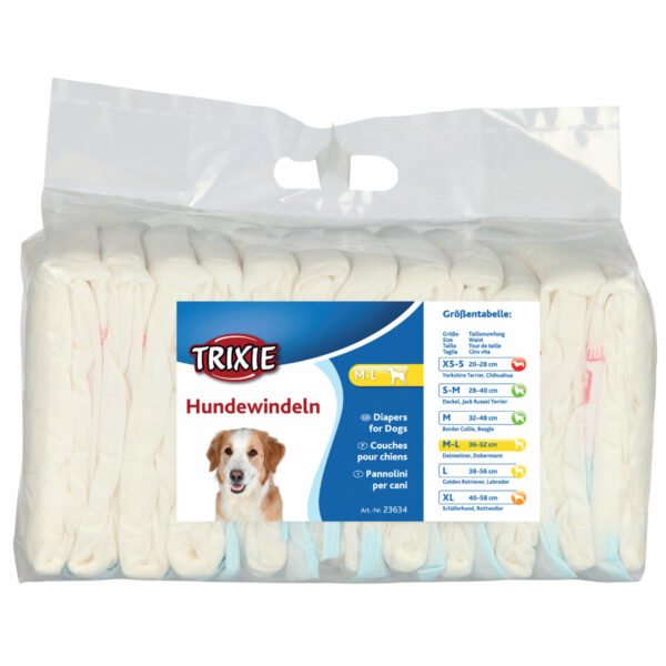 Trixie Hundewindeln Hündinnen Klebeverschluss Läufigkeit Inkontinenz alle Größen