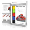 Ganzoo Paracord Starterset Armbänder 11 Sets mit 5 Bänder Verschlüsse 550 Typ III