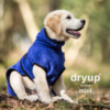 dryup® Cape MINI Hundebademantel Trockencape Baumwollfrottee Größe 30-45cm alle Farben