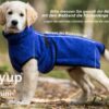 dryup® Cape MINI Hundebademantel Trockencape Baumwollfrottee Größe 30-45cm alle Farben