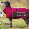 Warmup Cape PLUS Hundemantel Hundecape Hundejacke Hunde Mantel 3 Farben alle Größen