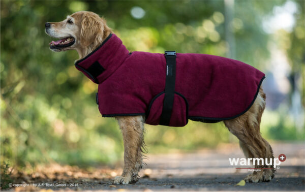 Warmup Cape PLUS Hundemantel Hundecape Hundejacke Hunde Mantel 3 Farben alle Größen