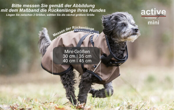 Actionfactory Hundemantel "Active Cape Light" Allwetter Hundejacke Regenmantel 30cm-XXL