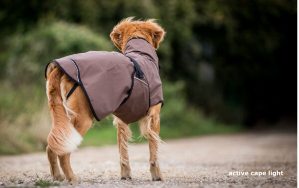 Actionfactory Hundemantel "Active Cape Light" Allwetter Hundejacke Regenmantel 30cm-XXL