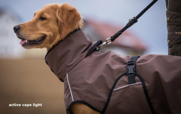 Actionfactory Hundemantel "Active Cape Light" Allwetter Hundejacke Regenmantel 30cm-XXL