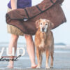 dryup towel Hundehandtuch Handtuch extra saugfähig Baumwolle Handtuch braun 75x120cm