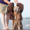 dryup towel Hundehandtuch Handtuch extra saugfähig Baumwolle Handtuch braun 75x120cm