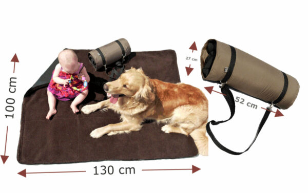 Actionfactory "warmup" Blanket BIG Hundedecke Neopren wasserdichte Fleecedecke