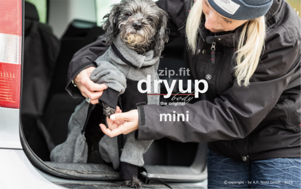 dryup body zip.fit mini anziehen