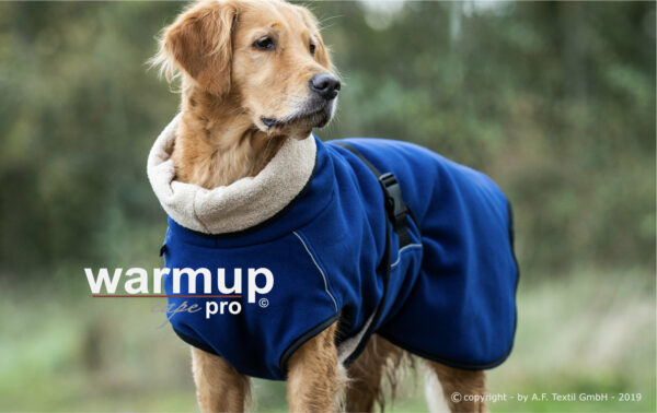 Warmup Cape "PRO" Hundemantel Hundecape Hundejacke Hunde Mantel 4 Farben alle Größen