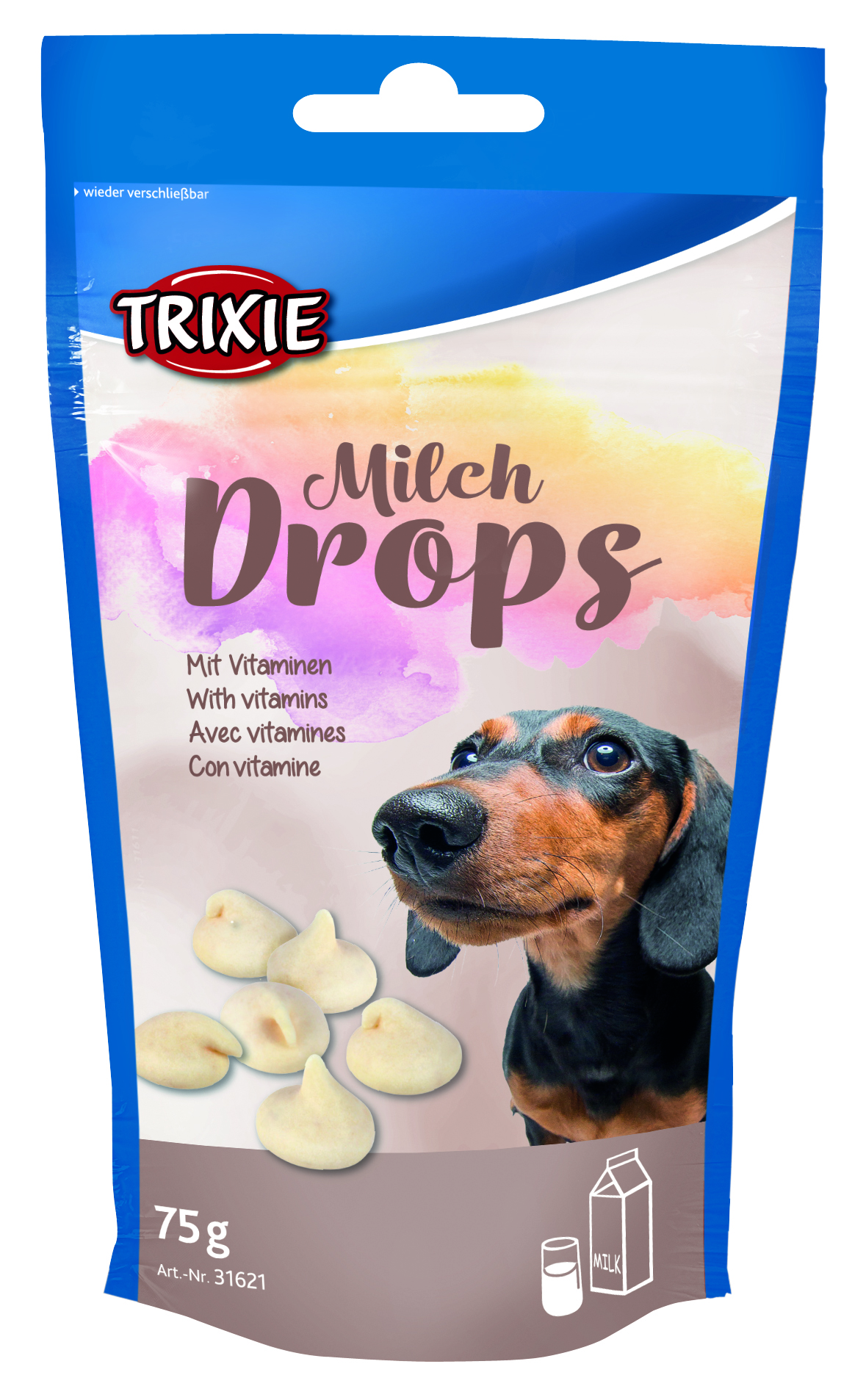 Trixie Milch Drops Hunde Leckerchen mit wertvollen Vitaminen Milchie