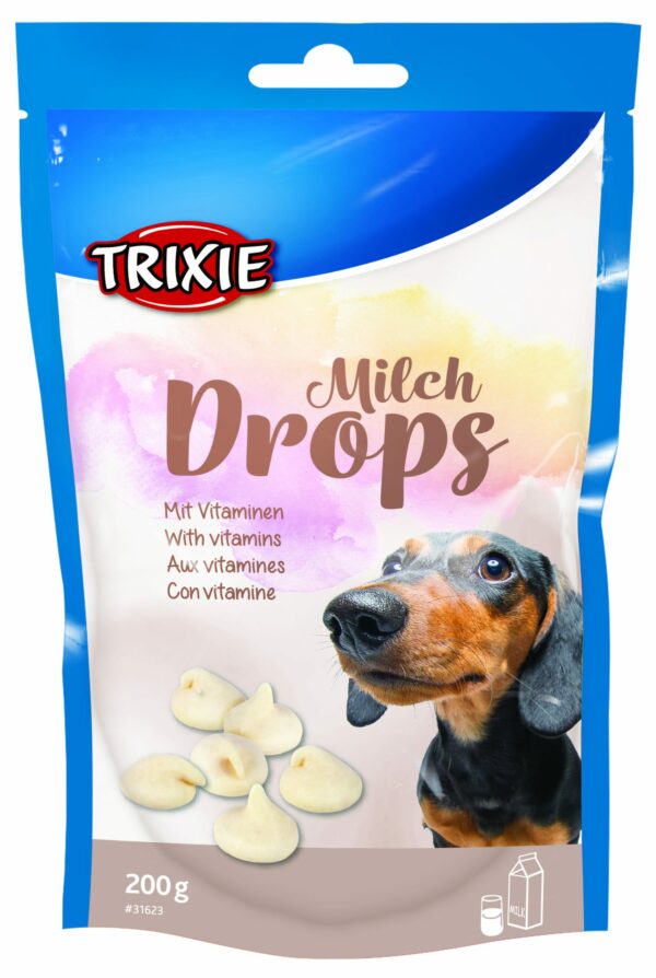 Trixie Milch Drops Hunde Leckerchen mit wertvollen Vitaminen Milchie (versch. Größen)