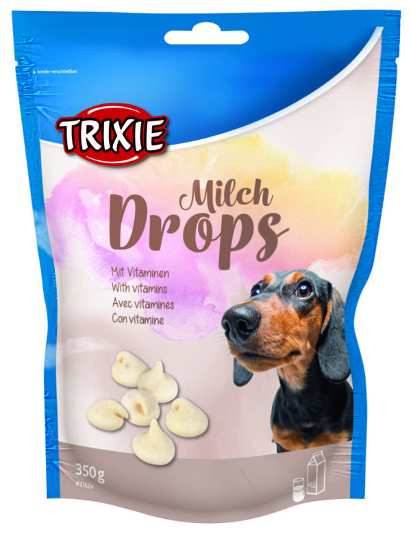 Trixie Milch Drops Hunde Leckerchen mit wertvollen Vitaminen Milchie (versch. Größen)