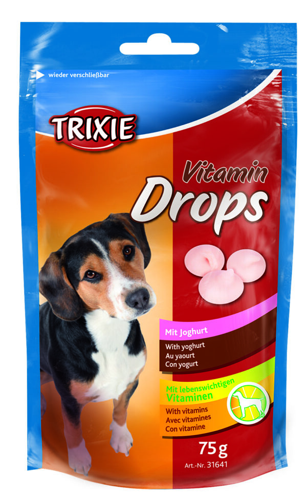 Trixie Joghurt Drops Hunde Leckerchen mit wertvollen Vitaminen Joghurt (versch. Größen)