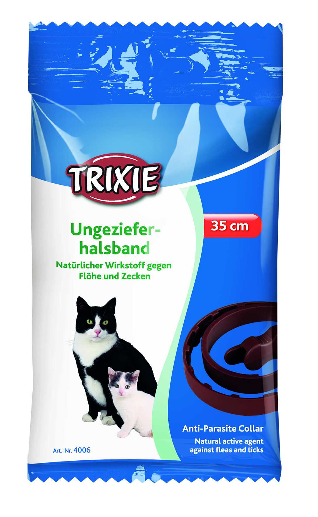 Trixie Ungezieferband für Hunde Katzen Zecken Flöhe Ungezieferhalsband