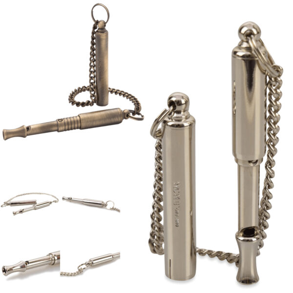 Acme® Silent Whistle No. 535 Hundepfeife Lautlospfeife lautlose Pfeife Messing