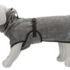 Trixie Hundebademantel Frottee Trockencape Bademantel für Hunde XS - XXL grau