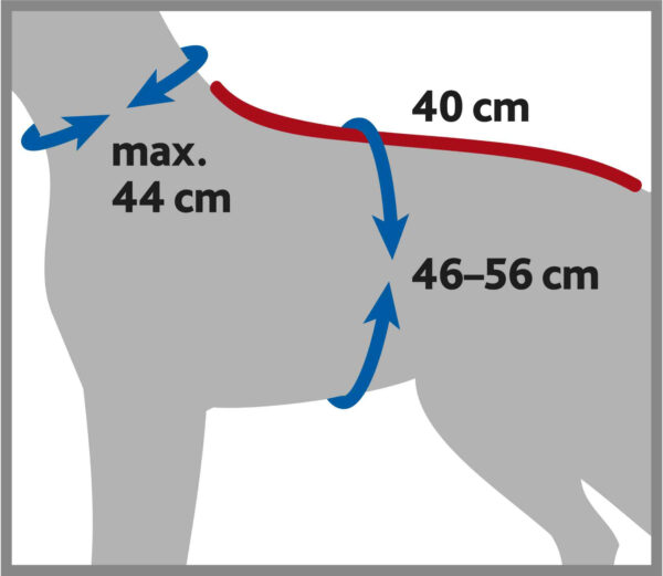 Trixie Hundebademantel Frottee Trockencape Bademantel für Hunde XS - XXL grau