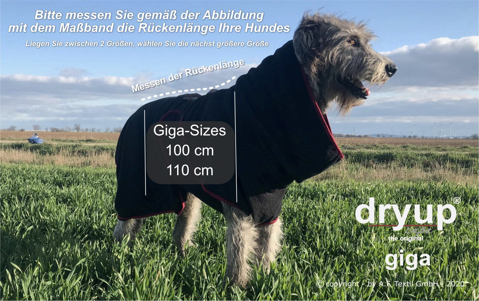 dryup cape GIGA sizing