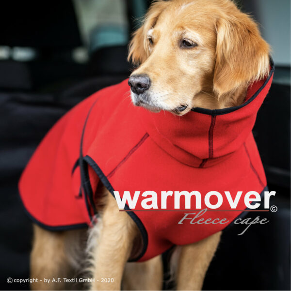 Actionfactory warmover Cape Hundemantel Hundejacke Hunde Winter Weste Jacke Hund