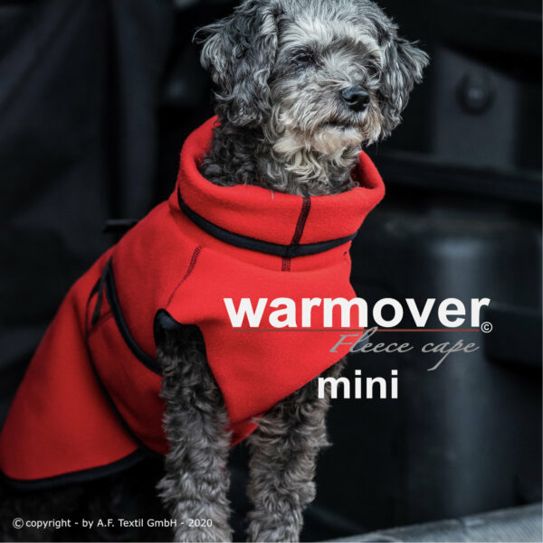 Actionfactory warmover Cape Hundemantel Hundejacke Hunde Winter Weste Jacke Hund