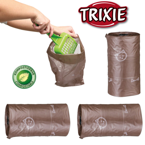 Trixie® Kotbeutel Hunde Katzen Gassibeutel biologisch abbaubar kompostierbar