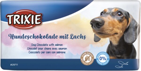 Trixie Hundeschokolade  Hunde Schokolade mit wertvollen Vitaminen Milchie Schoko Lachs Geflügel