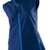 1 8661 Softshell Basic Vest Blue front