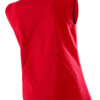 1 8661 Softshell Basic Vest Red back