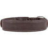 Knuffelwuff Hunde Lederhalsband weiches Halsband Leder Glendale 5 Größen 3Farben