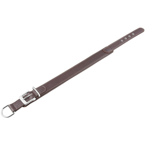 Knuffelwuff Hunde Lederhalsband weiches Halsband Leder Glendale 5 Größen 3Farben