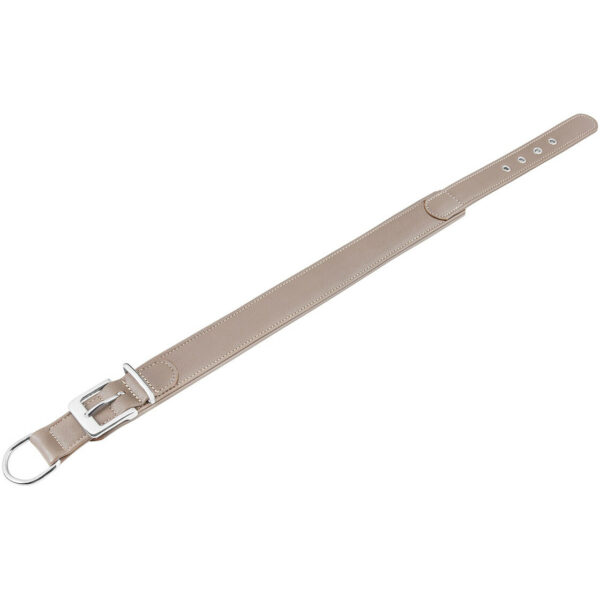 Knuffelwuff Hunde Lederhalsband weiches Halsband Leder Glendale 5 Größen 3Farben
