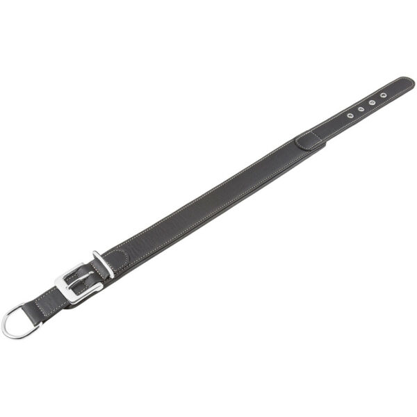 Knuffelwuff Hunde Lederhalsband weiches Halsband Leder Glendale 5 Größen 3Farben