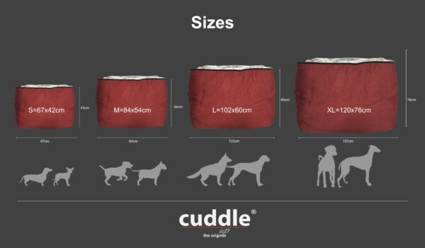 Cuddle up - Hundebett Hundekörbchen Hundehöhle Hundedecke 3 Funktionen + 2 Farben