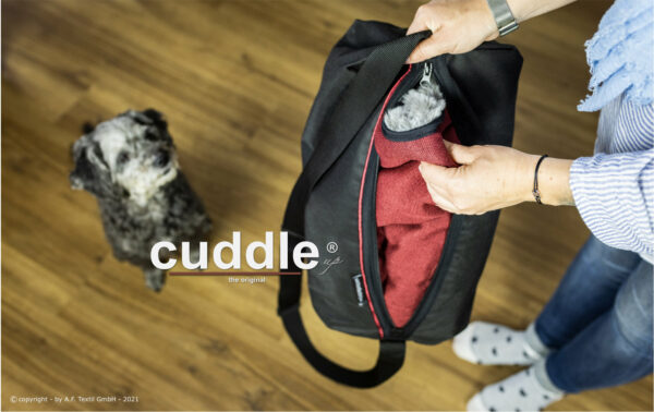 Cuddle up - Hundebett Hundekörbchen Hundehöhle Hundedecke 3 Funktionen + 2 Farben