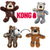 KONG® Wild Knots Bears - Hundespielzeug Bär Plüschtier mit Seil Bärchen Hundespielzeug alle Sorten