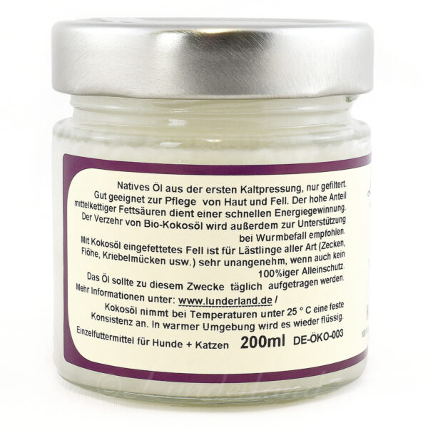 Lunderland Bio-Kokosöl  200g