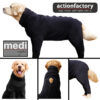 OP-Body Hunde Post-OP Hunde Body Wundschutz Leckschutz Medi Cape Hundebody 10 Größen (30 cm - XXL)