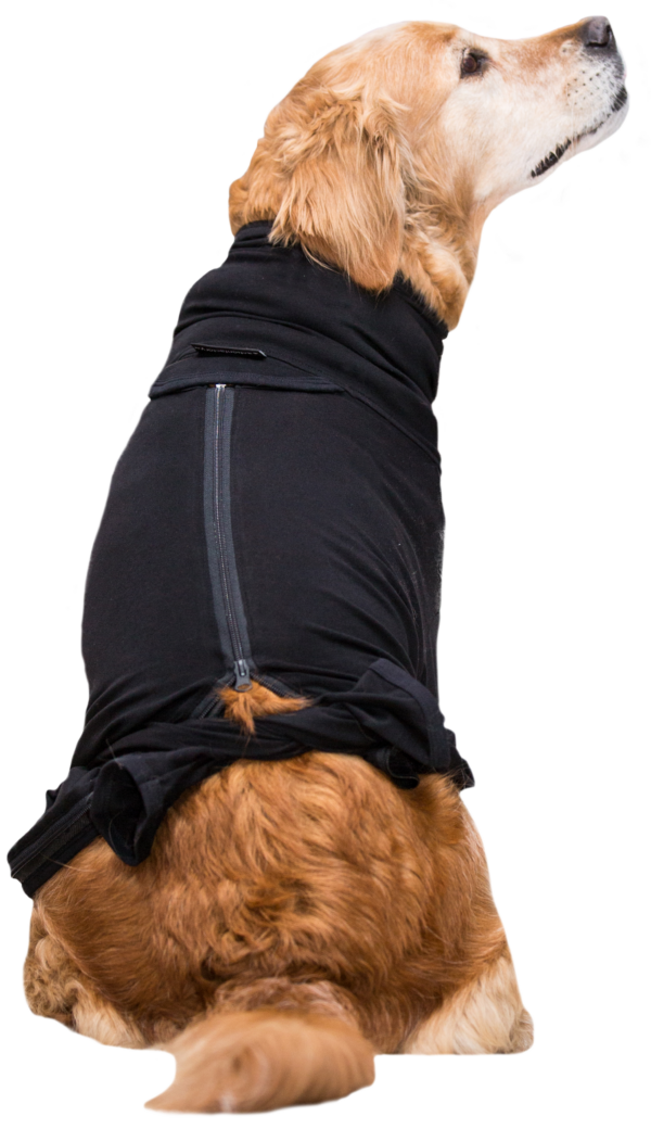 OP-Body Hunde Post-OP Hunde Body Wundschutz Leckschutz Medi Cape Hundebody 10 Größen (30 cm - XXL)