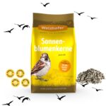 Welzhofer Sonnenblumenkerne gestreift 2 kg – Energie für Wild- & Gartenvögel