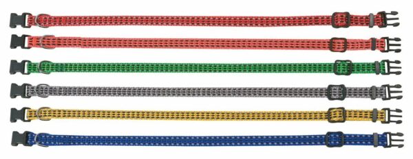 Welpen Hunde Halsband Welpenhalsband verstellbar Reflektierend 6 Farben 25 35cm 253229502182 10