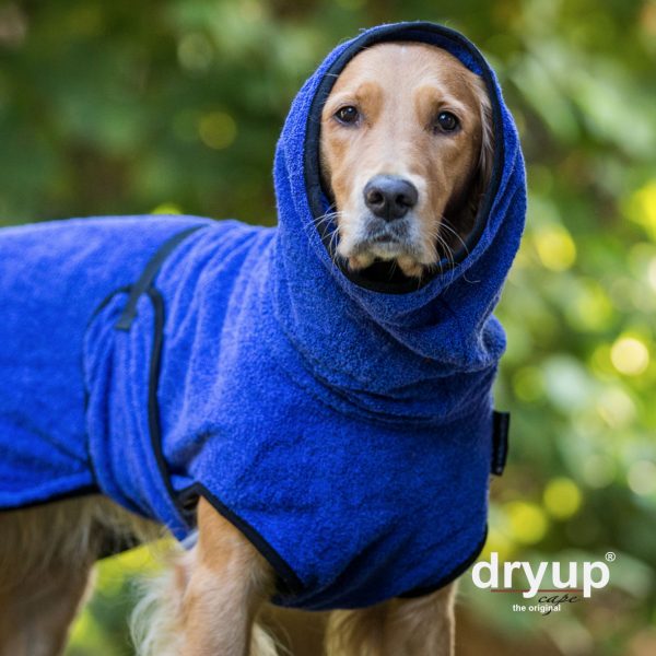 dryup® Cape Hundebademantel Trockencape Baumwollfrottee Größe XS-XXL alle Farben