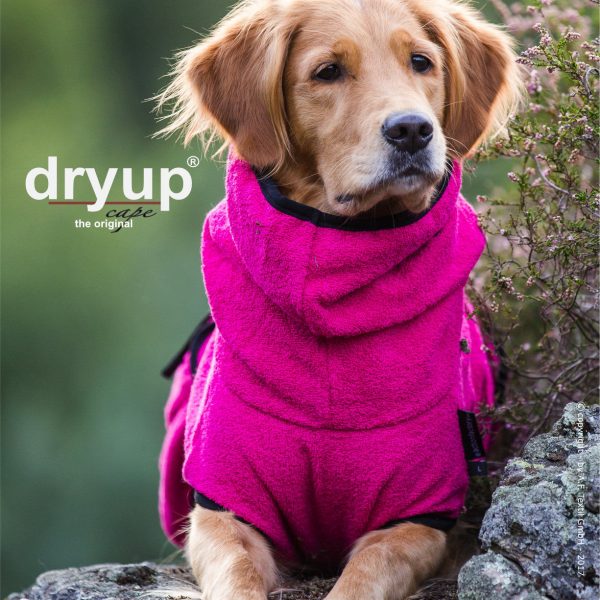 dryup® Cape Hundebademantel Trockencape Baumwollfrottee Größe XS-XXL alle Farben