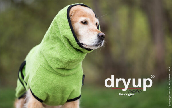 dryup® Cape Hundebademantel Trockencape Baumwollfrottee Größe XS-XXL alle Farben