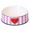 Chacco® Porzellan Hunde Katzen Futternapf Heart Herz Fressnapf Trinknapf C6