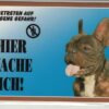 Warntafel "Hier wache ich" Hunde Warnschild 20x14 cm Außenbereich 25 Hunderassen