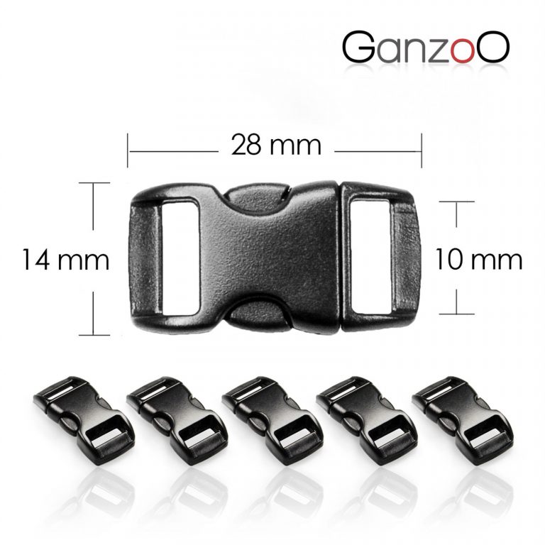 YAFLUG Paracord Schnallen 6er Set - Zinklegierung Verschlüsse Für Armbänder